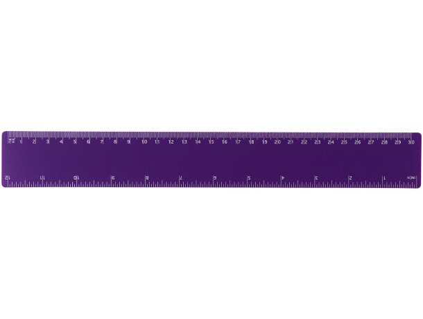 Regla flexible de 30 cm Rothko en polipropileno traslúcido Morado detalle 17