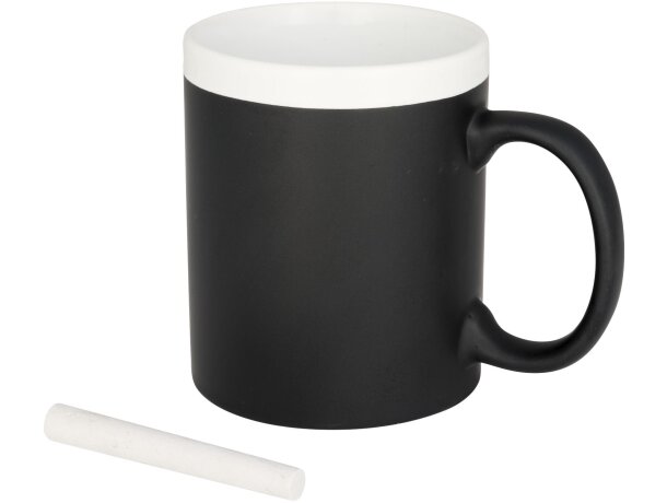 Taza de cerámica de 330 ml escritura tiza Chalk Blanco detalle 5