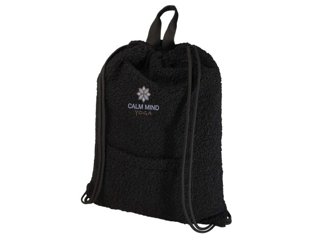 Mochila de cuerdas Bear 9l en sherpa reciclado certificado grs Negro intenso detalle 6