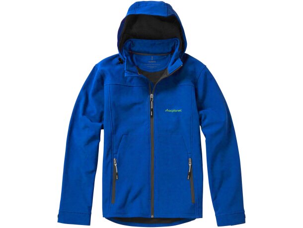 Chaqueta softshell de hombre Langley impermeable transpirable Azul detalle 10