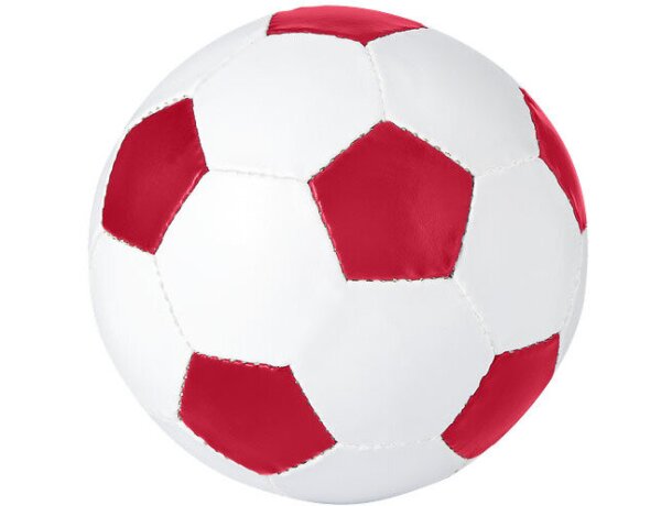 Balón de fútbol blanco y azul