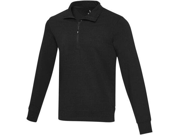 Sudadera reciclada unisex con cremallera 1/4 Aware™ Tin detalle 18