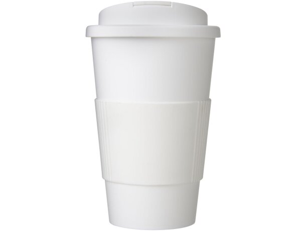 Americano® vaso 350 ml con agarre y tapa antigoteo Blanco detalle 5