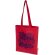 Bolsa tote 7L algodón reciclado certificado GRS Peru Blend Rojo detalle 19