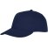 Gorra dividida en 6 paneles. Ideal para merchandising Azul marino