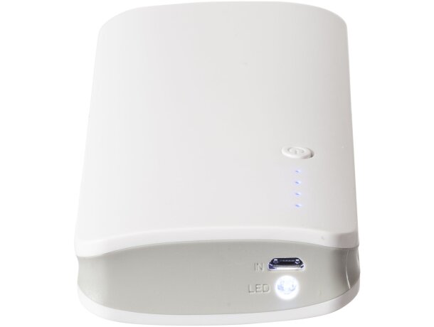 Batería externa Spare 10000 mAh con carga múltiple Blanco detalle 10