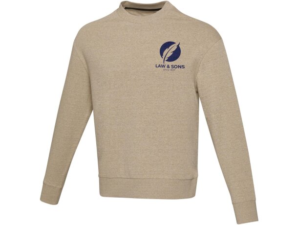 Jersey reciclado cuello redondo unisex Aware Jet detalle 11