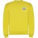 Sudadera cuello redondo unisex Clásica Roly personalizable Amarillo detalle 11