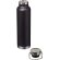 Botella Thor 650ml acero inoxidable reciclado certificado RCS Negro intenso detalle 16