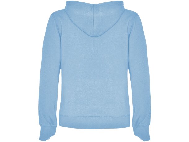 Sudadera con capucha para mujer Urban Roly Azul celeste/blanco detalle 32