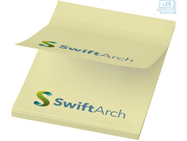 Notas adhesivas Sticky-Mate 50x75 mm personalizables Amarillo claro detalle 8