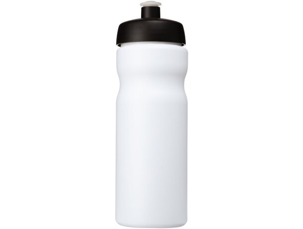 Bidón deportivo Baseline Plus 650 ml con tapa antifugas Negro intenso/blanco detalle 12