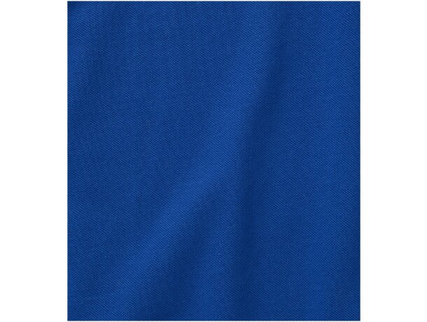 Polo de manga corta algodón BCI 200 g/m2 Elevate Life Calgary Azul detalle 41