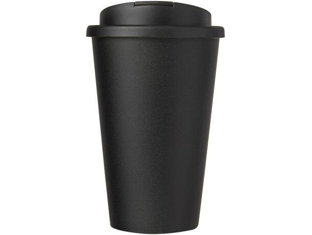 Americano® Recycled vaso 350 ml antigoteo Negro intenso detalle 2