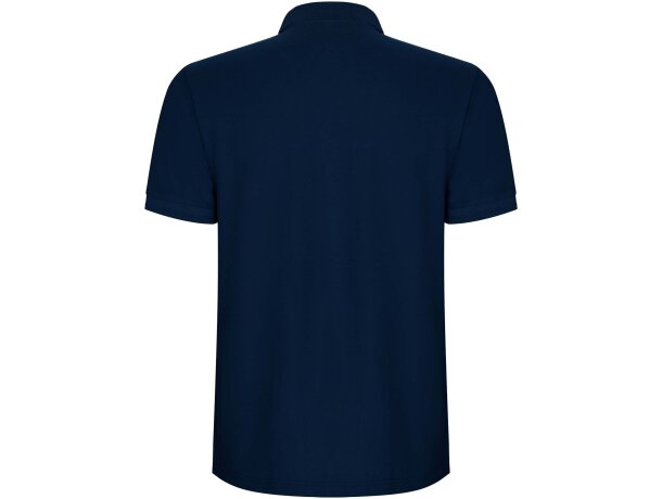 Polo manga corta hombre Pegaso Premium Roly punto piqué Azul marino detalle 10