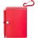 Set libreta tapa blanda y bolígrafo exterior Lig Mini Rojo detalle 21