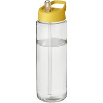 Bidón publicitario PET 850ml flip antiderrames recto bicolor