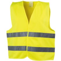 Chaleco de alta visibilidad para carretera personalizado amarillo