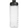 H2O Active® Treble Bidón deportivo con tapa Flip de 750 ml Transparente/negro intenso detalle 7