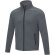 Chaqueta polar para hombre Zelus con cremallera reversible Gris tormenta