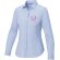 Camisa orgánica manga larga mujer Cuprite popelín algodón Azul claro detalle 1