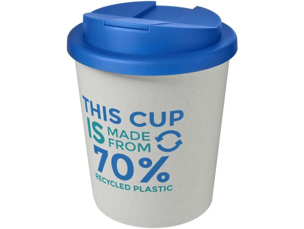 Vaso reciclado de 250 ml con tapa antigoteo Americano® Espresso Eco original