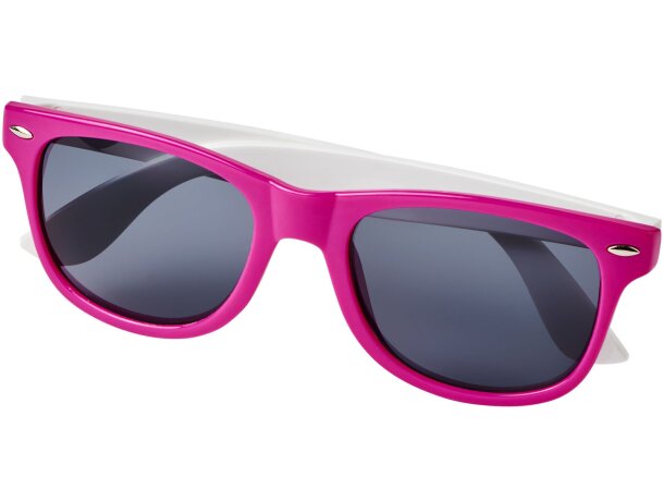 Gafas de sol de color liso Sun Ray Magenta detalle 23