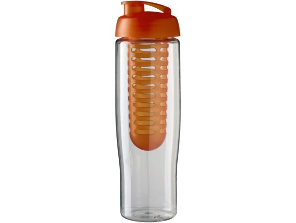 H2O Active® Tempo Bidón deportivo e infusor con Tapa Flip de 700 ml Transparente/naranja detalle 20