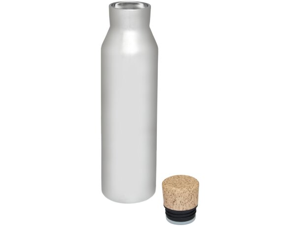 Botella de 590 ml con aislamiento de cobre al vacío Norse Plateado detalle 27