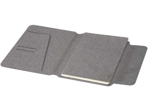 Organizador A5 reciclado Andean con cierre magnético Gris detalle 5