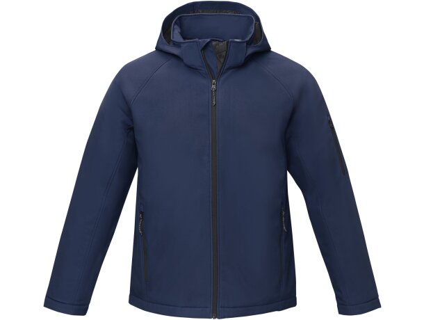 Chaqueta softshell acolchada para hombre Notus con capucha Azul marino detalle 17
