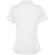Polo manga corta mujer Tormo Roly poliéster reciclado entallado Blanco detalle 26