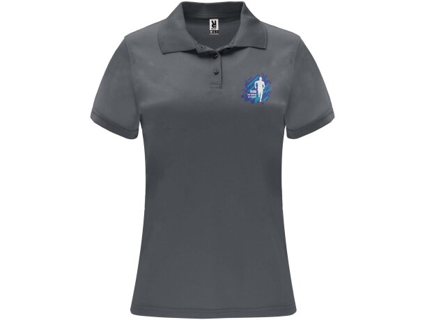 Polo deportivo de manga corta para mujer Monzha Roly detalle 45