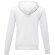 Sudadera con capucha y cremallera completa hombre Theron Blanco detalle 3