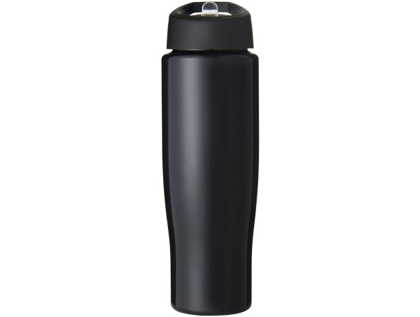 H2O Active® Tempo Bidón deportivo con tapa con boquilla de 700 ml Negro intenso detalle 2