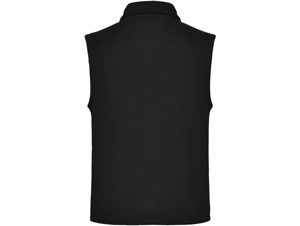 Chaleco forro polar unisex Bellagio Roly con cremallera y bolsillos Negro intenso detalle 8