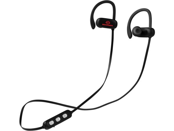 Auriculares Bluetooth® con logotipo retroiluminado Brilliant Negro intenso detalle 2