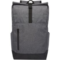Mochila para portátil Hoss acolchada de poliéster gris y negro