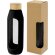 Botellas de agua reutilizables Tidan vidrio borosilicato agarre silicona Negro intenso