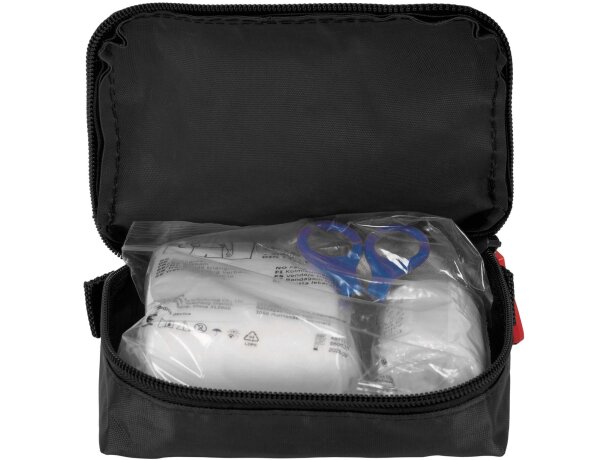 Kit primeros auxilios Basic 31 piezas con funda de nylon Negro intenso detalle 8