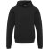 Sudadera deportiva unisex con punto indesmallable Danali Negro intenso detalle 2