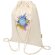 Bolsa con cuerdas Peru Blend de algodón reciclado GRS 5L Natural detalle 1