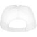 Gorra infantil de 5 paneles Feniks Kids Blanco detalle 4