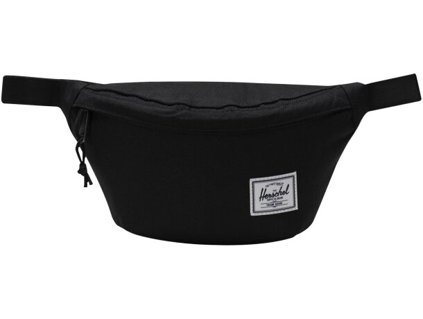 Riñonera Herschel Classic en poliéster reciclado EcoSystem Negro intenso detalle 2