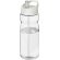 H2O Active® Base Bidón deportivo con tapa con boquilla de 650 ml Transparente/blanco