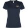 Camiseta deportiva mujer Slam Roly poliéster reciclado Azul marino detalle 13