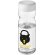 Bidón deportivo de 650 ml con tapa de rosca H2O Active® Base Tritan™ Transparente claro/blanco detalle 38