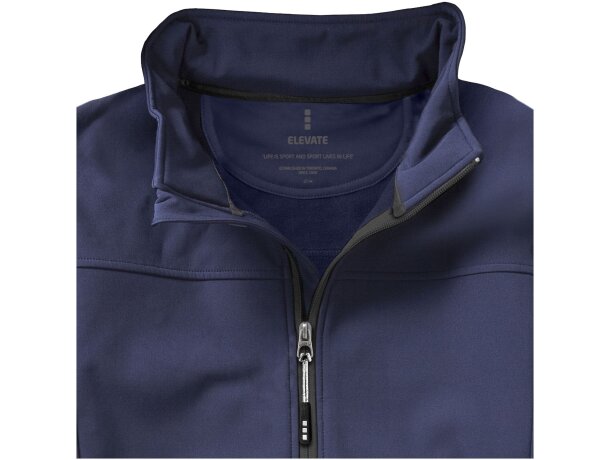 Chaqueta softshell de hombre Langley impermeable transpirable Azul marino detalle 25