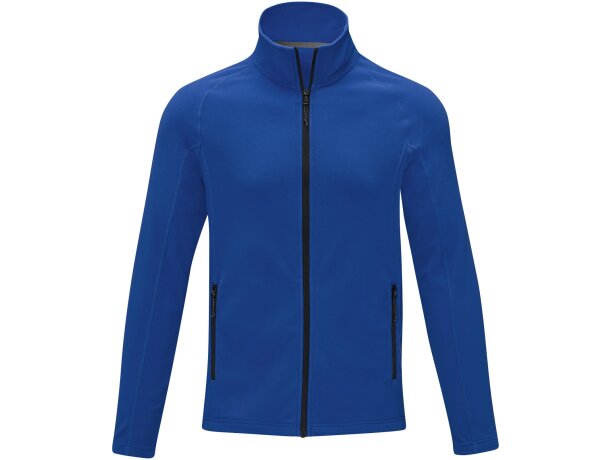 Chaqueta polar para hombre Zelus con cremallera reversible Azul detalle 20