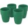 Set de regalo de 4 vasos apilables de 280 ml Staki Verde detalle 26
